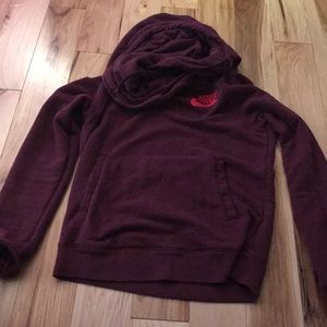 Nike foldover hoodie